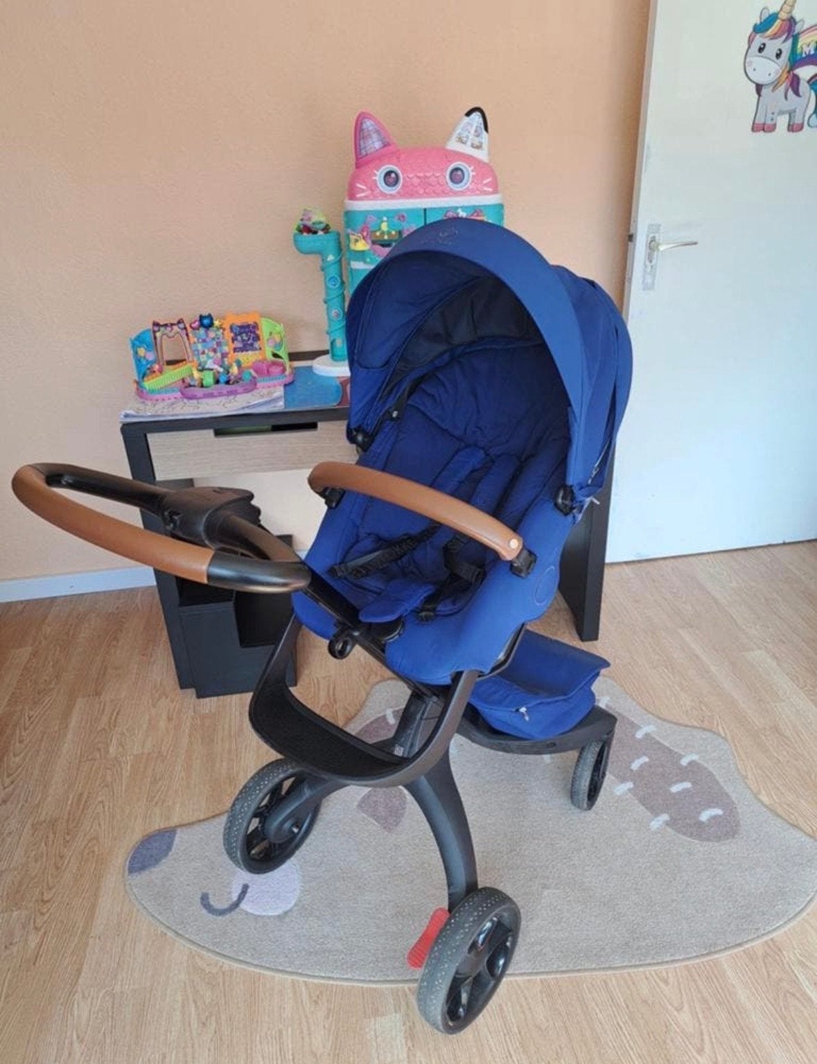 Stokke Xplory kinderwagen compleet met accessoires, Zo goed als nieuw, Met autostoeltje, Ophalen, Kinderwagen