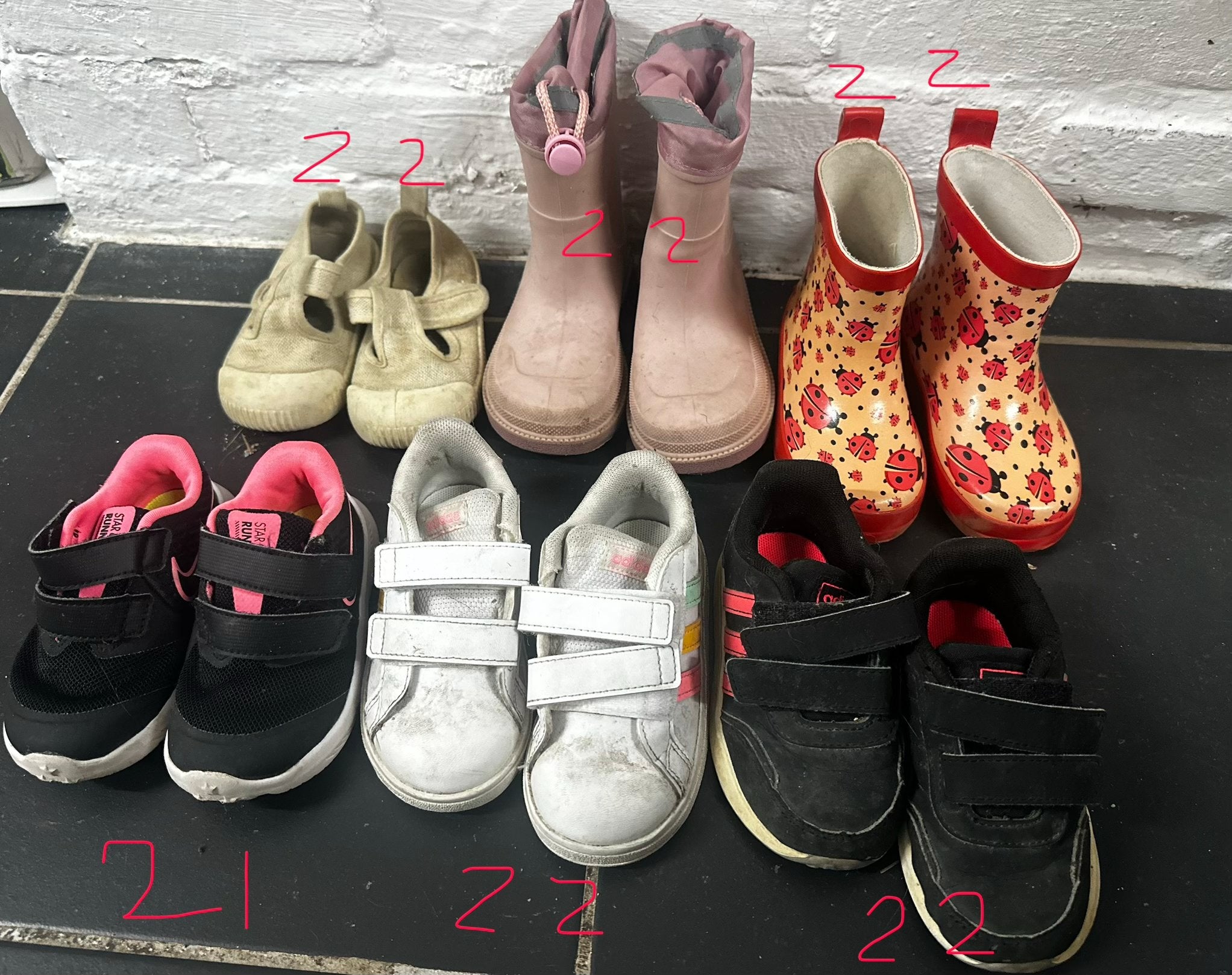 Partij kinderschoenen en laarzen, diverse maten en merken, Ophalen of Verzenden, Gebruikt, Jongen of Meisje, Laarzen