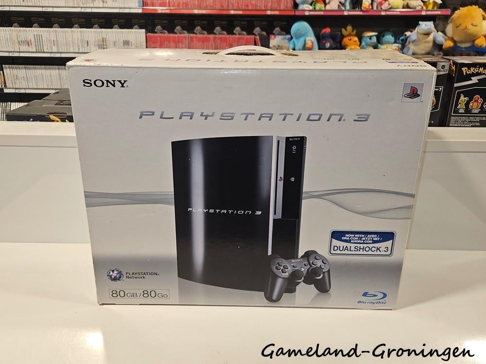 PlayStation 3 Phat 80GB met Controller & Bedrading (Boxed), Gebruikt, -, Phat, -