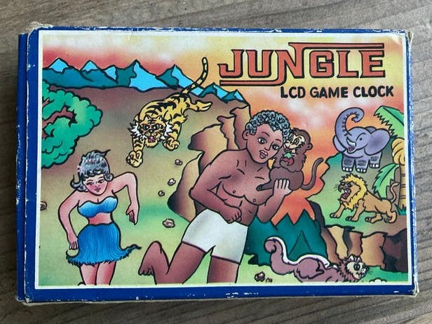Vintage Sun Wing Jungle 777 LCD Game Clock Handheld, Spelcomputers en Games, Spelcomputers | Overige, Gebruikt, Overige merken