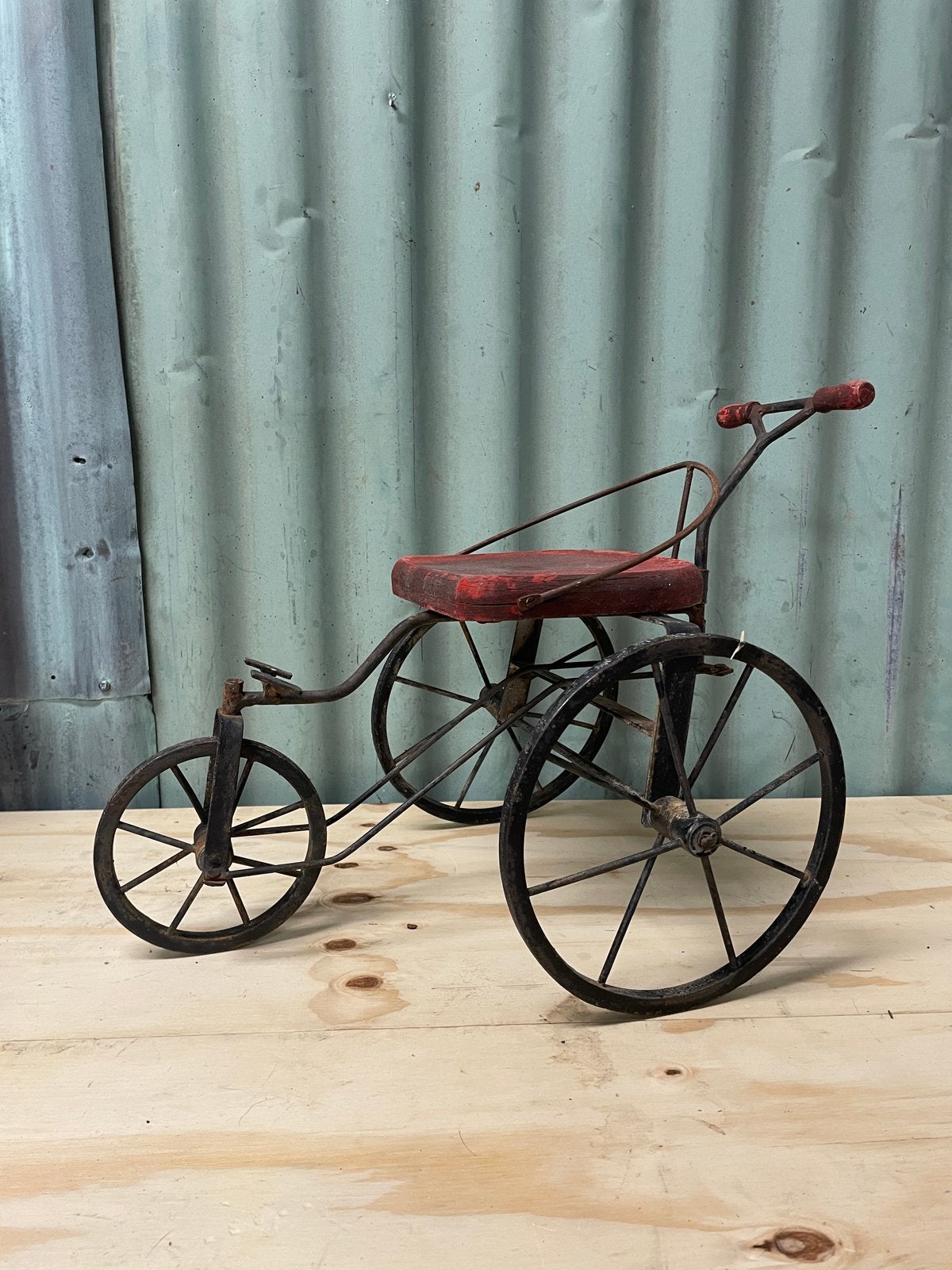 Oude poppenfiets - opknapper - niet compleet, Ophalen of Verzenden