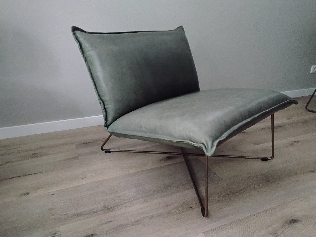 Jess design Earl fauteuil, Ophalen, Zo goed als nieuw, 50 tot 75 cm, Leer