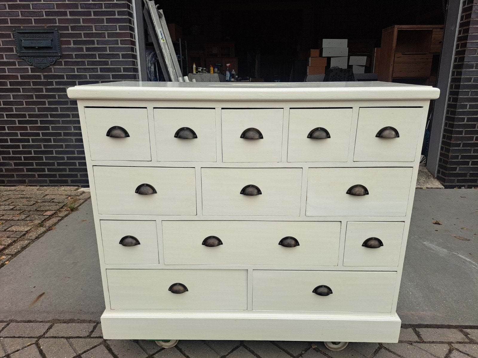 witte ladekast commode 13 lades
