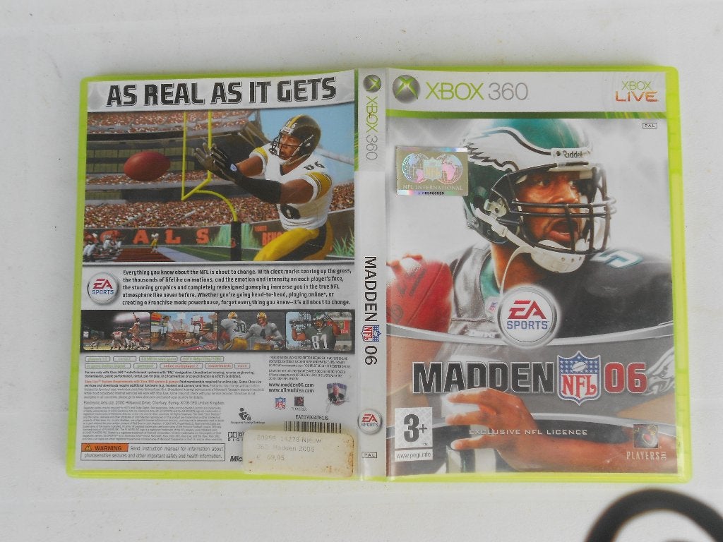 Madden nfl 06 voor xbox 360 game, in doos zonder boekje. 3 J, Ophalen, Gebruikt, 1 speler, Vanaf 3 jaar
