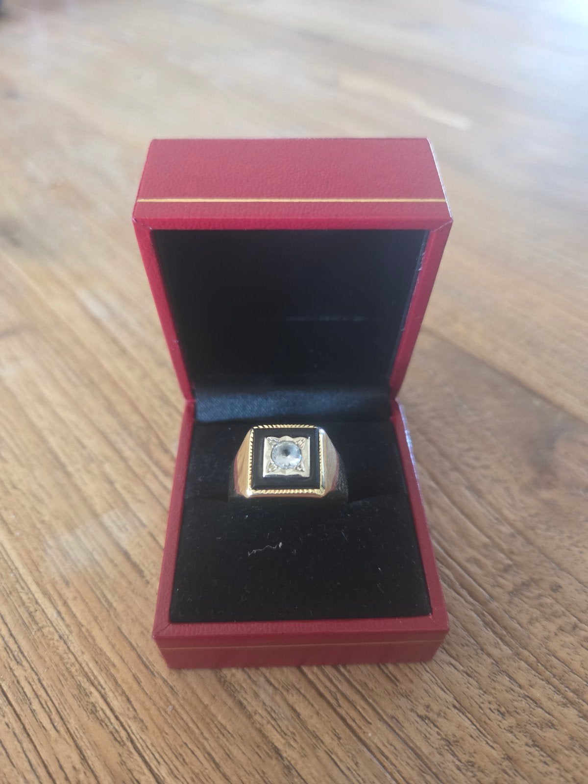 nieuwe prachtige 14 karaat gouden heren ring, Ophalen, 20 of groter, Heer, Nieuw