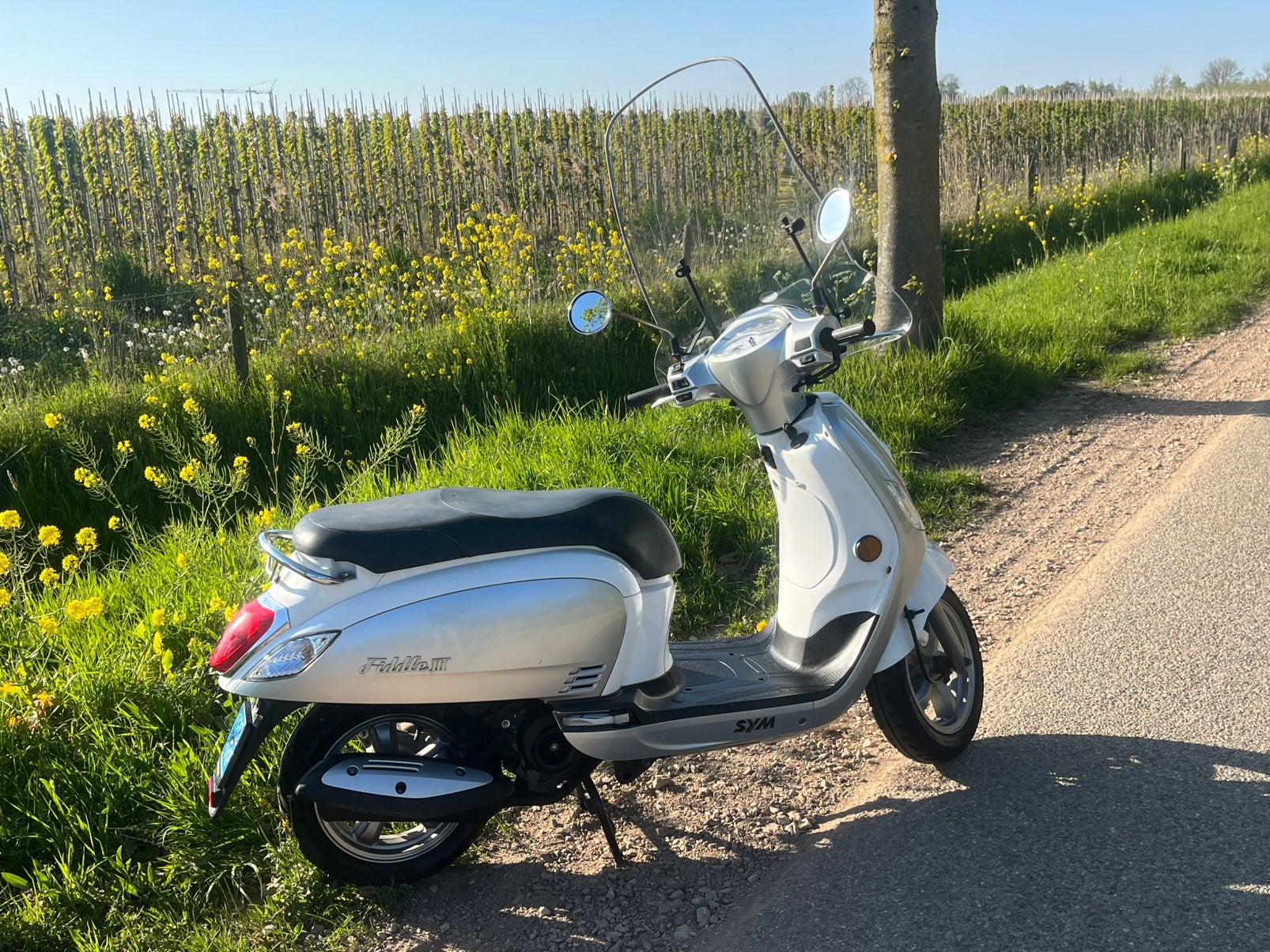 Sym fiddle 3, Ophalen of Verzenden, Zo goed als nieuw, Benzine
