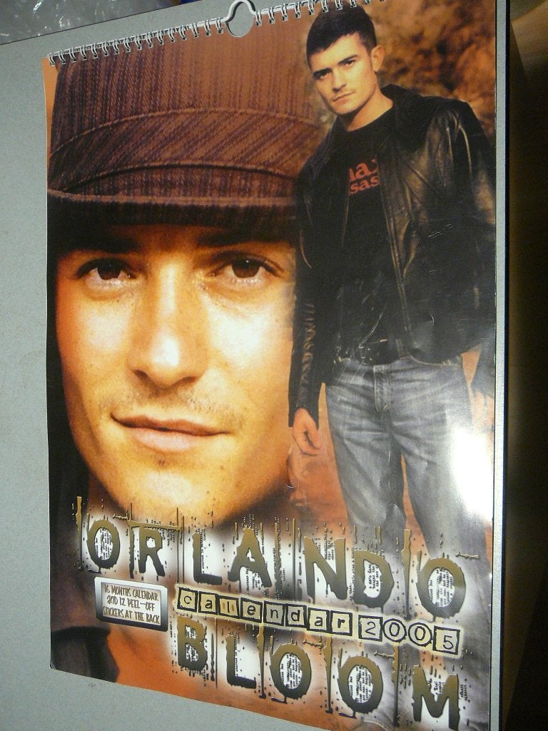 Kalender van orlando bloom (2005), Ophalen of Verzenden, Maandkalender