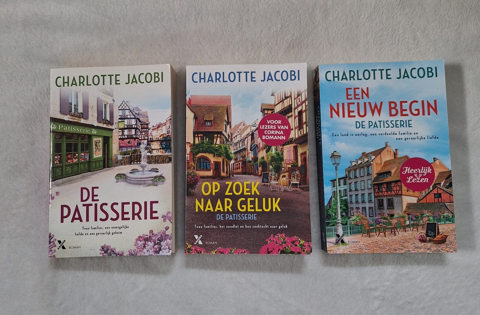 Charlotte Jacobi - De Patisserie Trilogie (3 boeken), Ophalen of Verzenden, Zo goed als nieuw, Charlotte Jacobi, Nederland