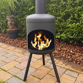 Dik Stalen Buitenkachel Karke L AANBIEDING!, Tuin en Terras, Tuinhaarden, Info@dekachelerij.nl, Nieuw, Ophalen of Verzenden, Coevorderstraatweg 63