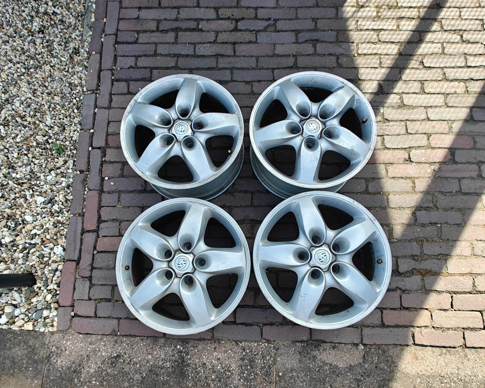 Porsche Cayenne velgen-BBS-18 inch, Auto-onderdelen, Banden en Velgen, Ophalen, 18 inch, Gebruikt, Velg(en)