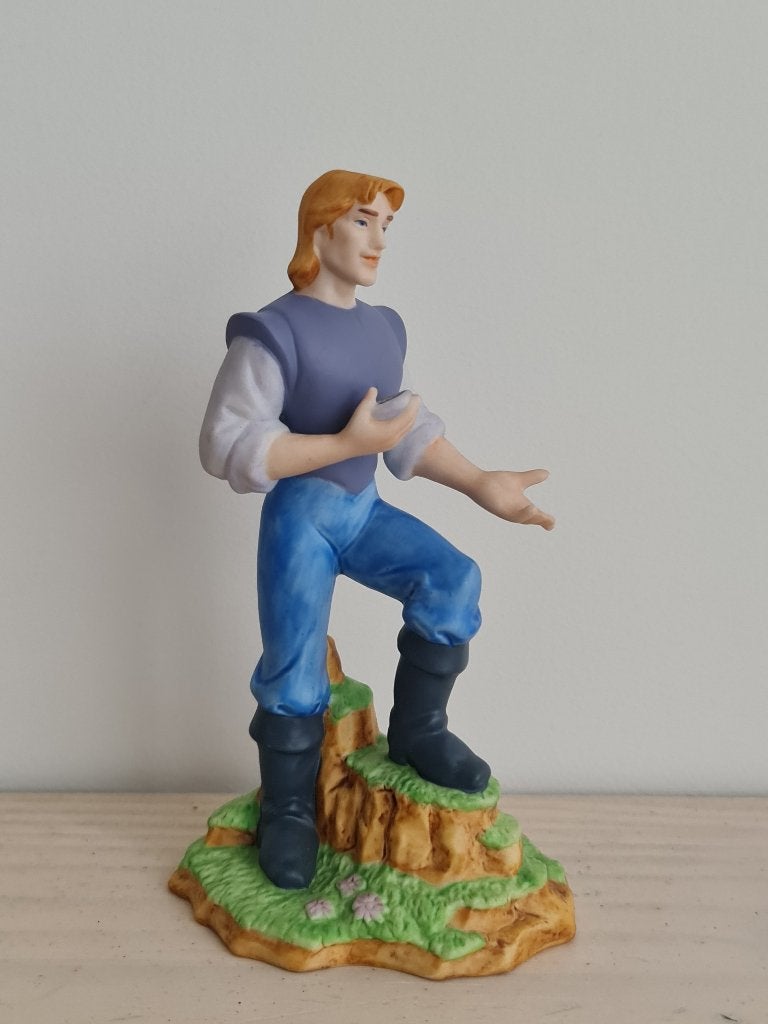 Pocahontas John Smith Porselein Beeldje, Ophalen of Verzenden, Winnie de Poeh of vrienden, Gebruikt, Beeldje of Figuurtje
