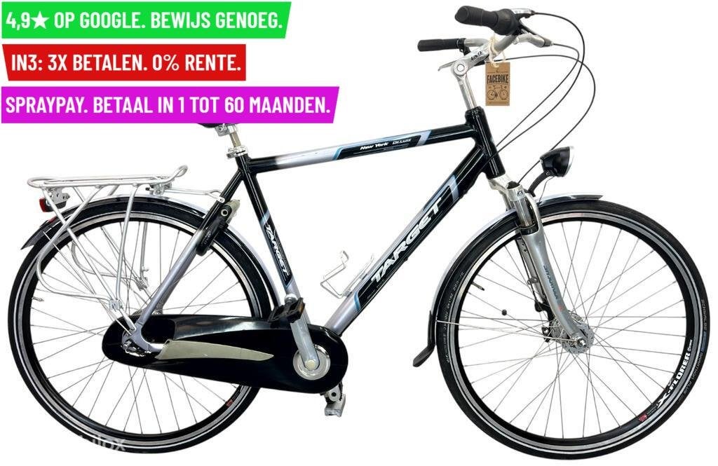 Herenfiets Target New York 28"/56cm/7ver - Garantie/Levering, Overige merken, Target, 9713 Bv Groningen, Gebruikt