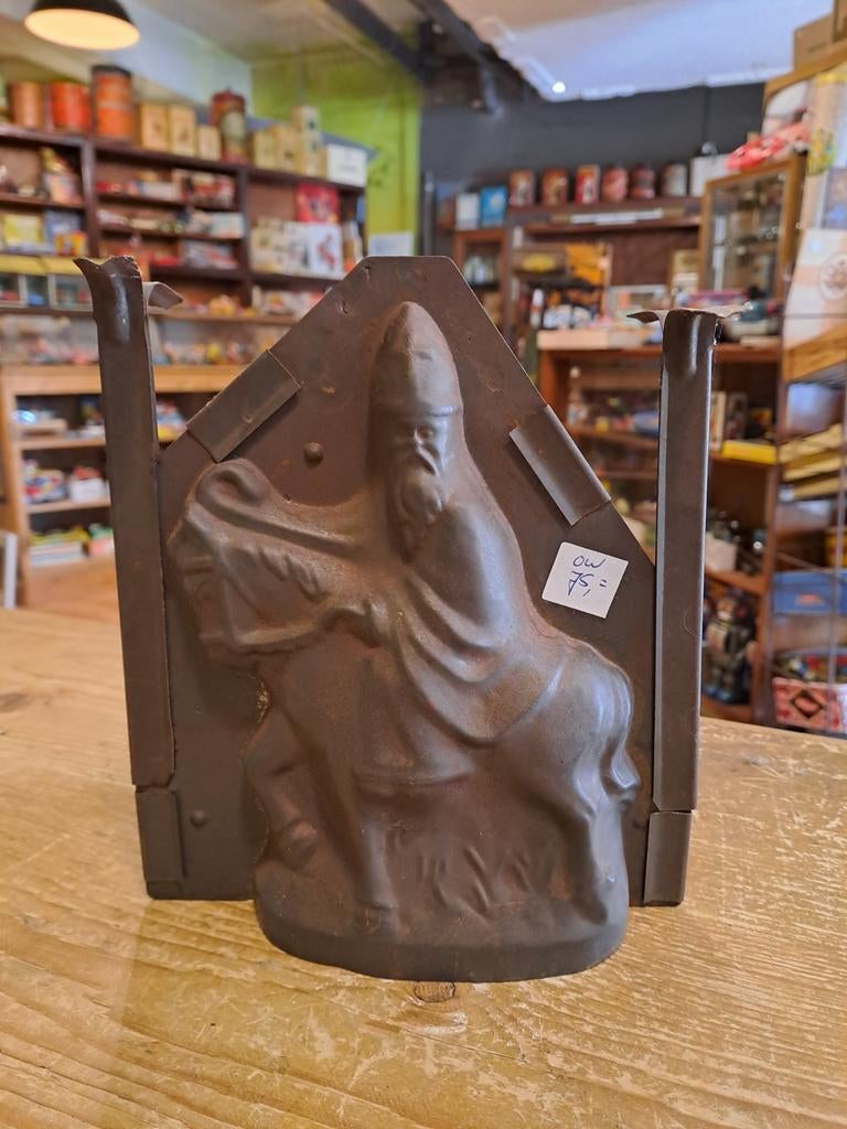 Oude Sinterklaas chocolade mal, Ophalen of Verzenden