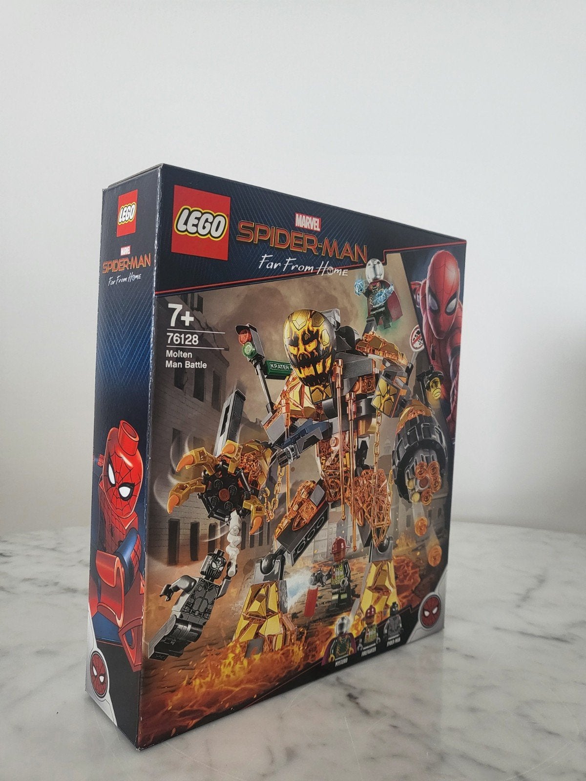 LEGO Spider-Man: Far From Home 76128 Molten Man Battle, Ophalen of Verzenden, Nieuw, Complete set, Lego