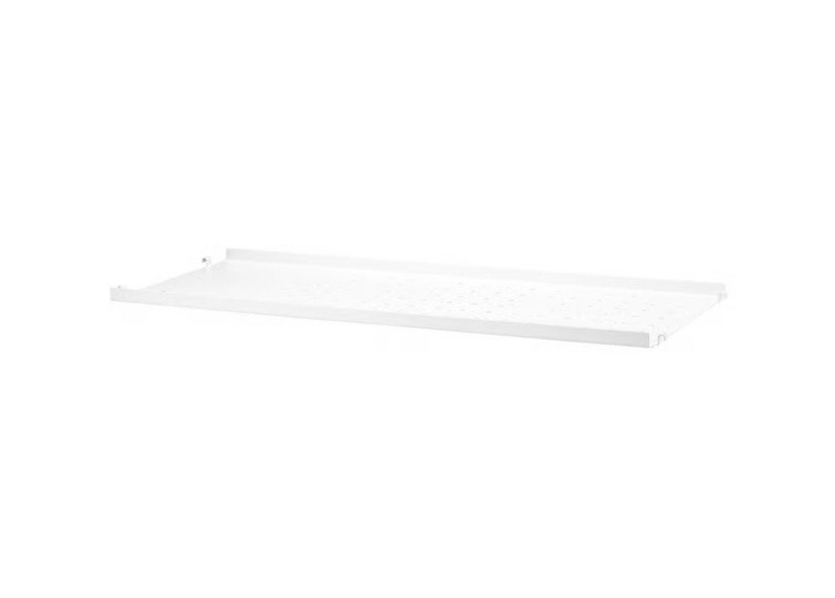 String metalen plank laag rand 78x30 wit, Huis en Inrichting, Ophalen of Verzenden, Nieuw