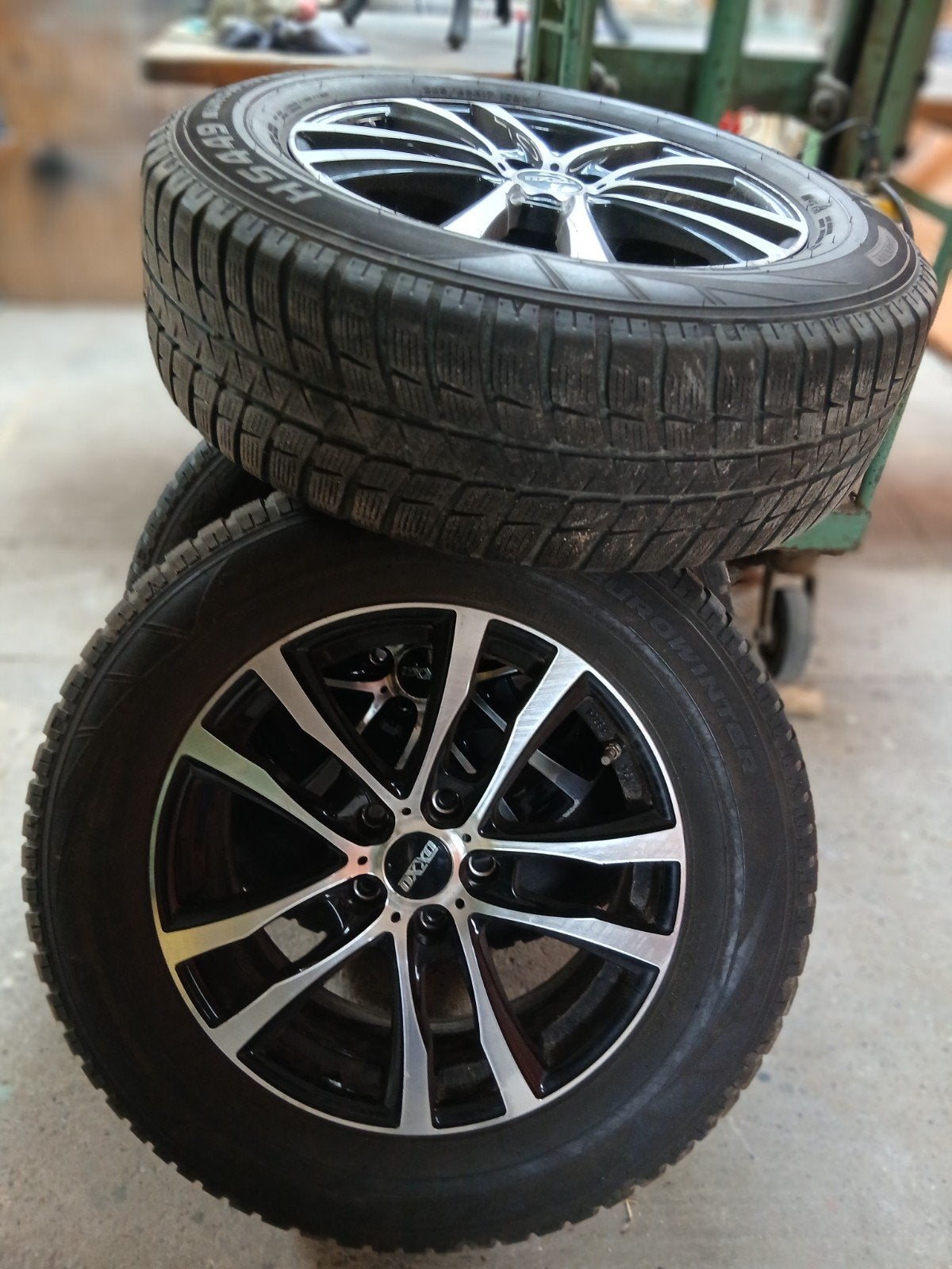 Winterbanden met velgen voor Nissan Qashqai 225/65R17, Auto-onderdelen, Banden en Velgen, Ophalen, Gebruikt, Banden en Velgen