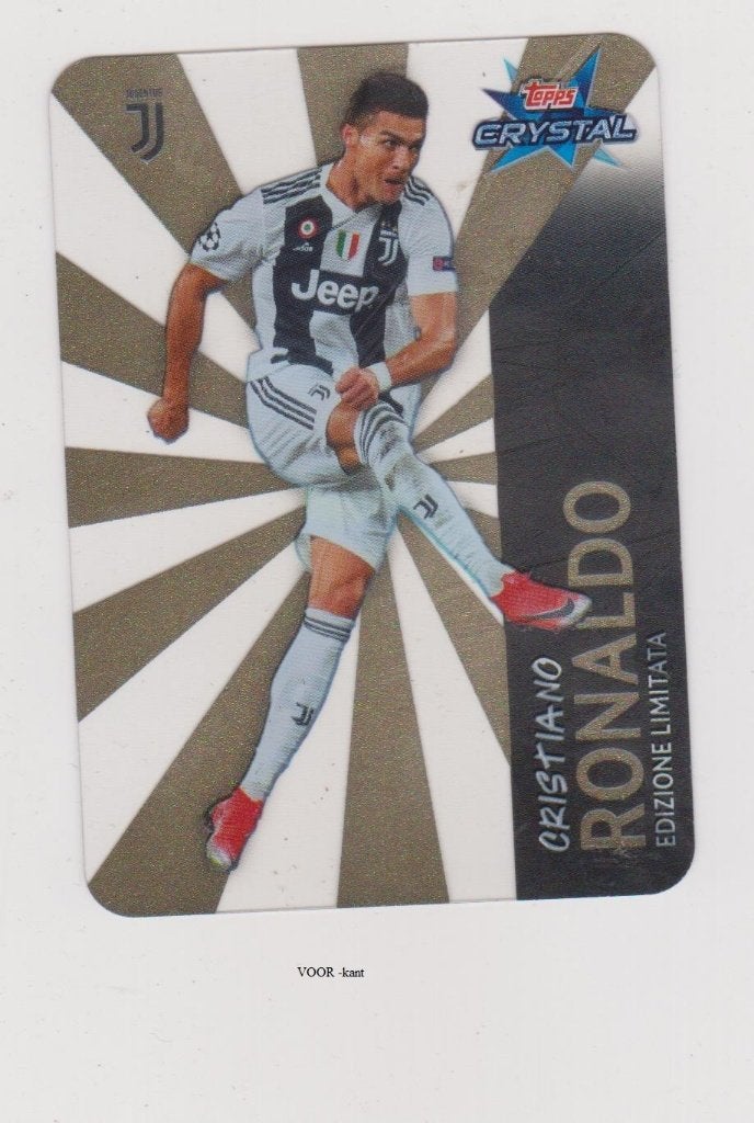 Topps krt CL 2018-2019 CRYSTAL, Lim Edt Cristiano Ronaldo, Verzenden, Zo goed als nieuw, Buitenlandse clubs, Poster, Plaatje of Sticker