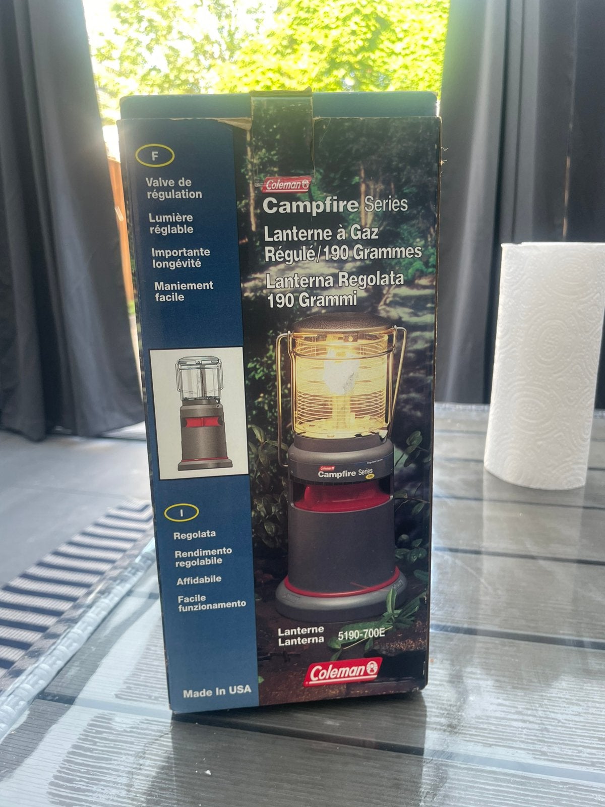 Camping lamp weinig gebruikt, Minder dan 50 watt, Wandlamp, Aluminium, Ophalen of Verzenden