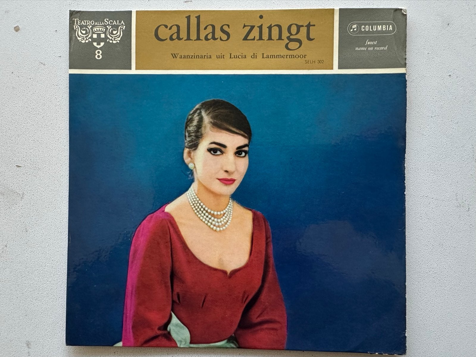 Maria Callas - Lucia di Lammermoor EP (Columbia), Cd's en Dvd's, Vinyl | Overige Vinyl, Ophalen of Verzenden, Gebruikt, 7 inch