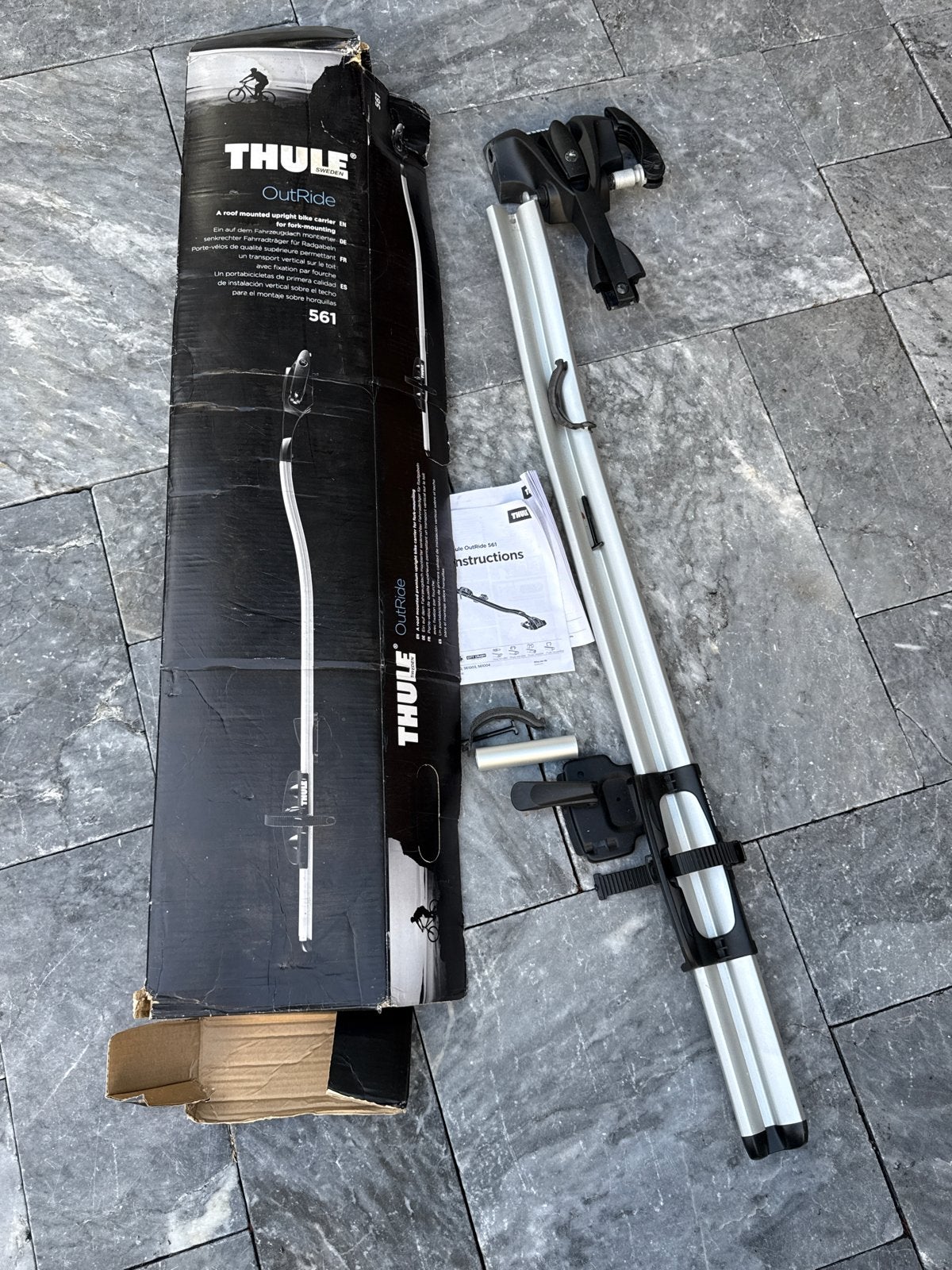 Thule Outride 561 Fiets Dakdrager - Voorvorkmontage, Ophalen, Gebruikt