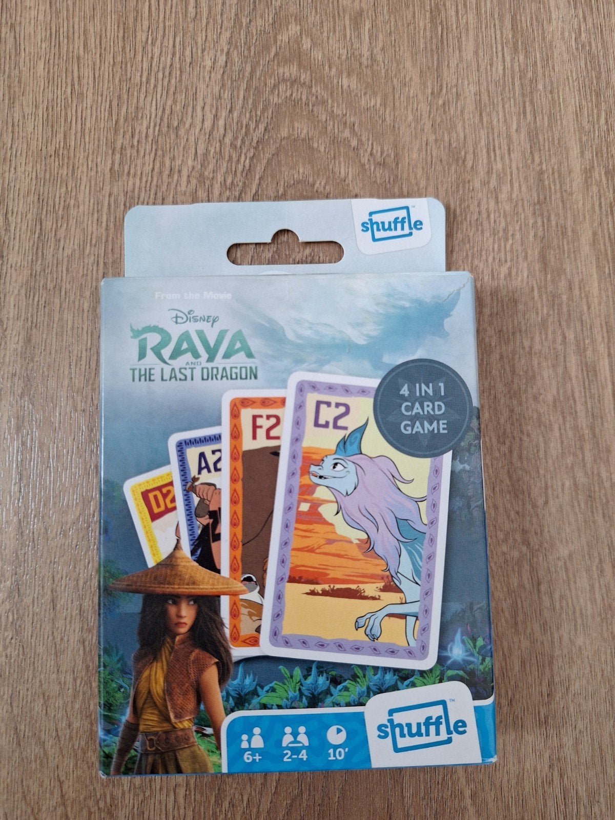 Disney Raya en de Laatste Draak 4-in-1 Kaartspel, Een of twee spelers, Ophalen of Verzenden, Nieuw, Cartamundi