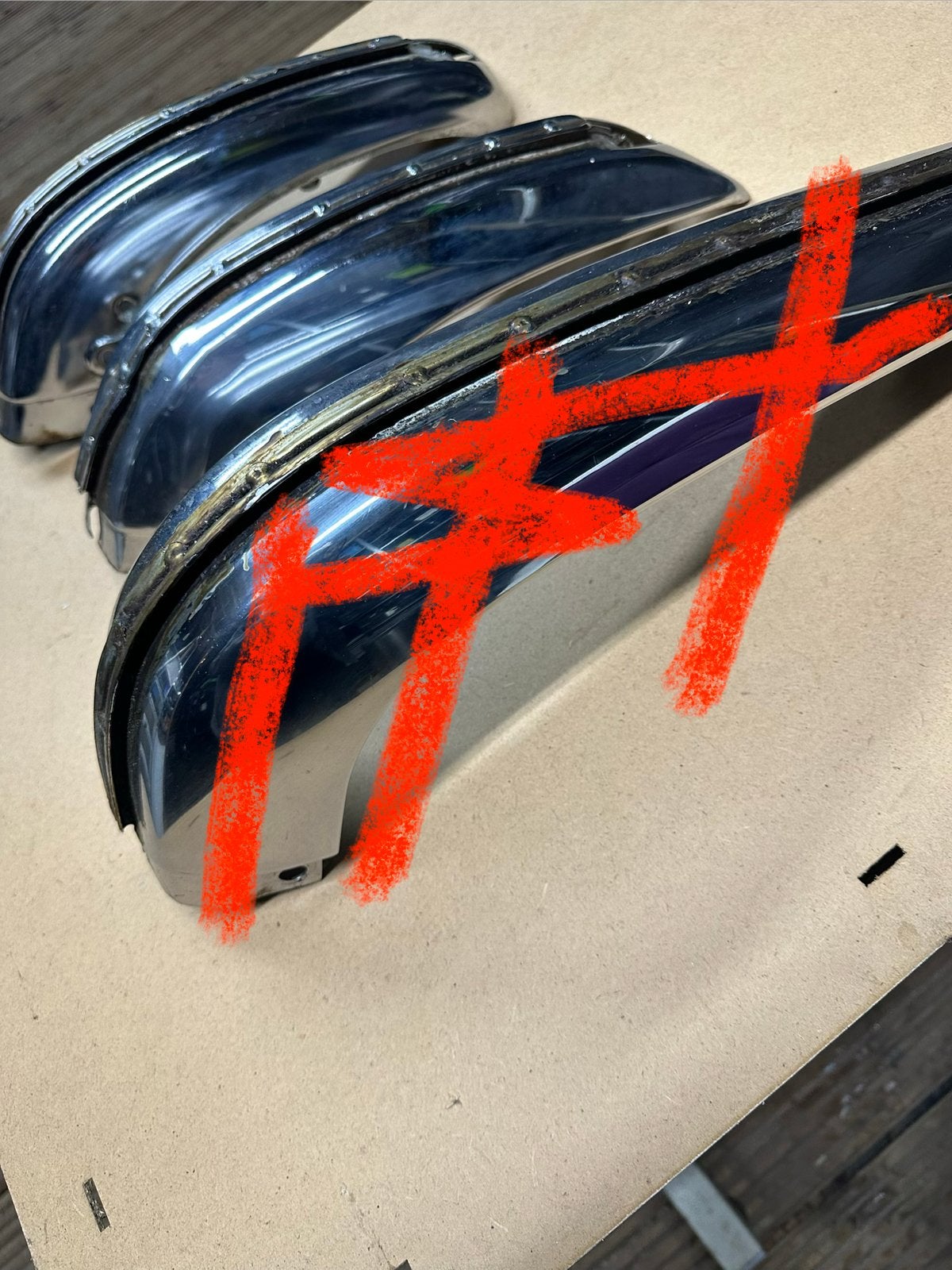 Mercedes Bumperhoeken W116, Ophalen of Verzenden, Achter, Mercedes-Benz, Bumper
