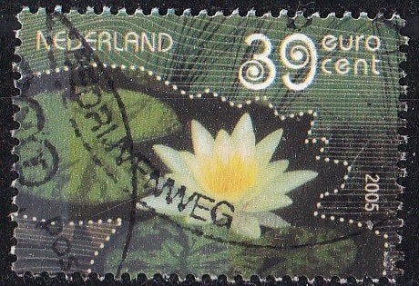 Natuurmonumenten - Waterlelie - gebruikt – NVPH 2335cA, Ophalen of Verzenden, Na 1940, Gestempeld