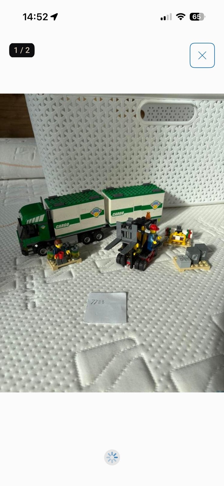 Lego city 7733, City, Verzenden, Lego, Zo goed als nieuw