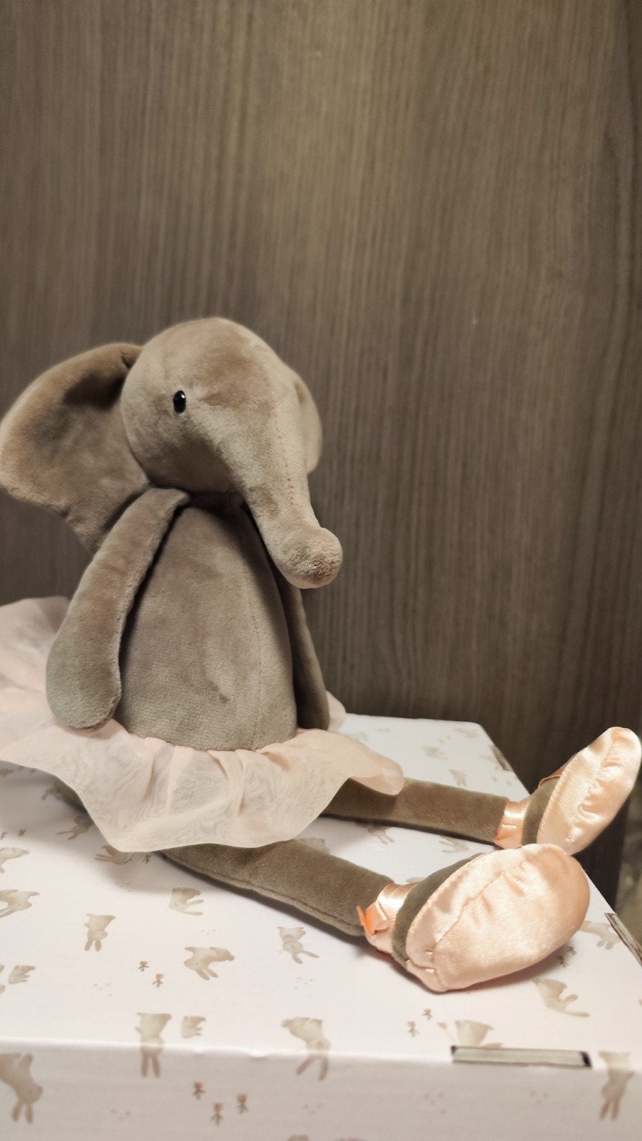 Jellycat Olifant Ballerina Knuffel, Jellycat, Overige karakters, Grijs, Ophalen of Verzenden
