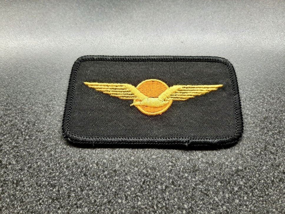 KLU  - patch   /  wing  -  10 x 6cm., Verzamelen, Ophalen of Verzenden, Luchtmacht, Nederland, Embleem of Badge