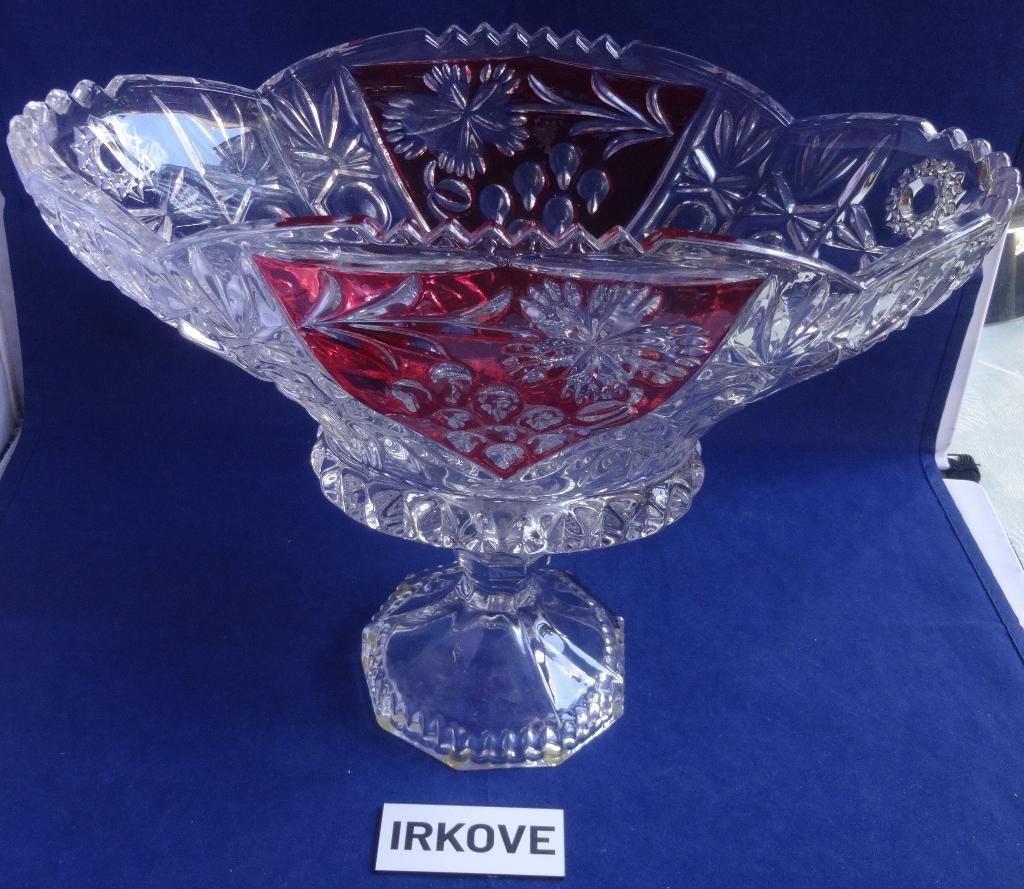 FLINKE SCHAAL OP VOET * Glas Coupe *, Schaal, Verzenden, Nieuw, Glas