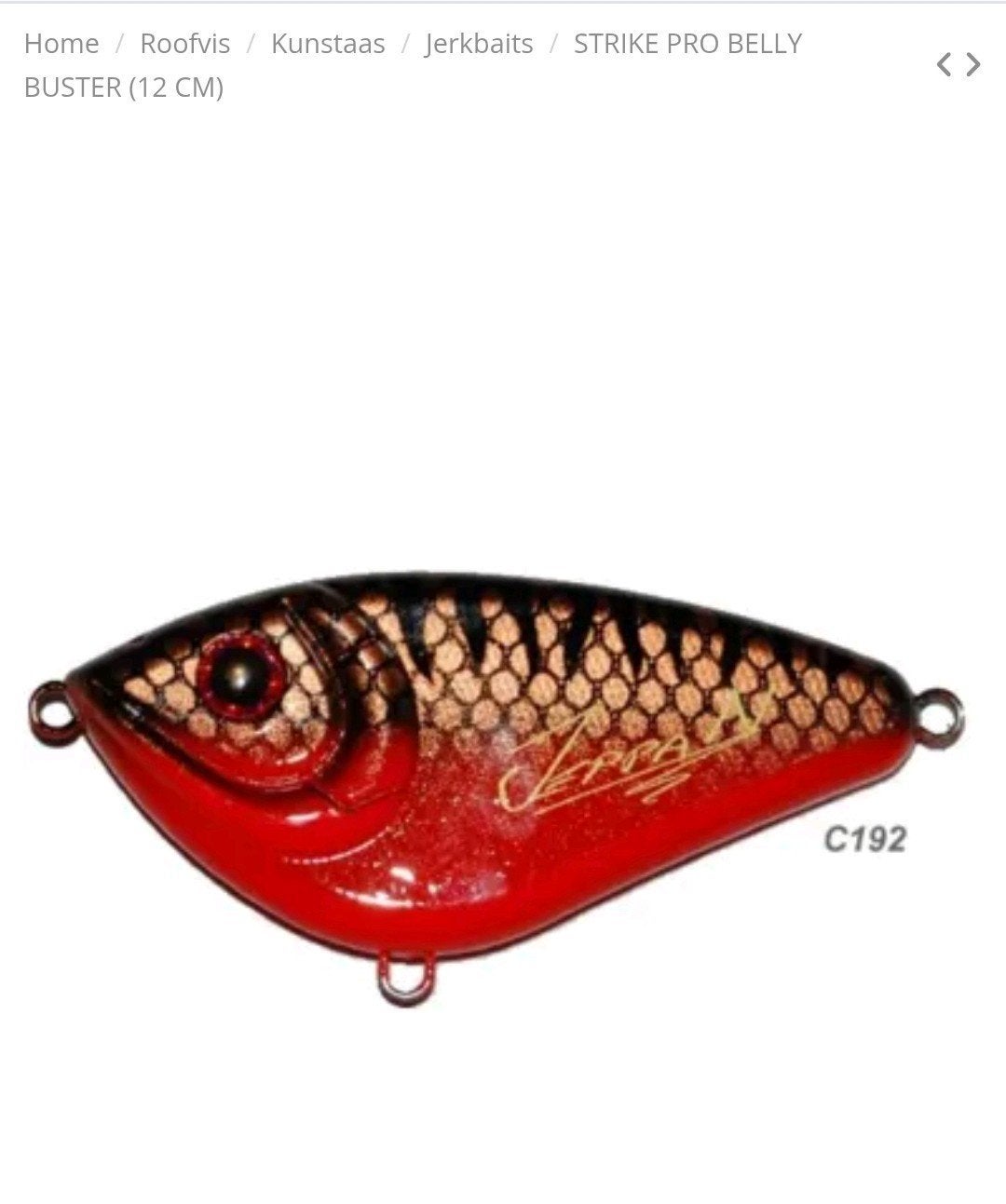 Gezocht: Oude/Nieuwe kleuren Strike Pro Belly Buster 12cm, Ophalen of Verzenden, Overige typen
