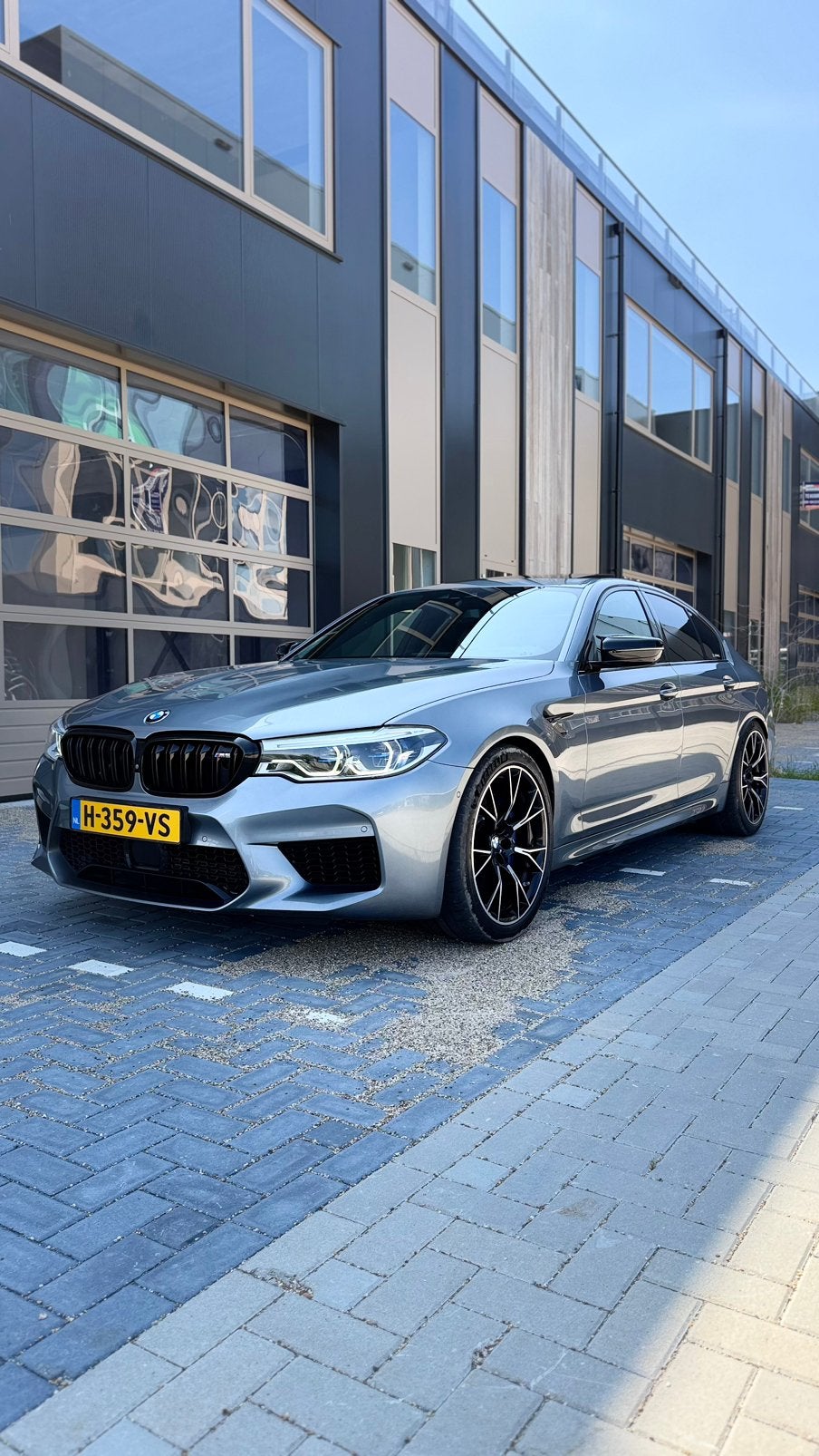 BMW M5 Competition 625PK xDrive Schuifdak B&W 2019 ORG.PS’27, Auto's, 2000 kg, 4395 cc, Leder, Overige kleuren