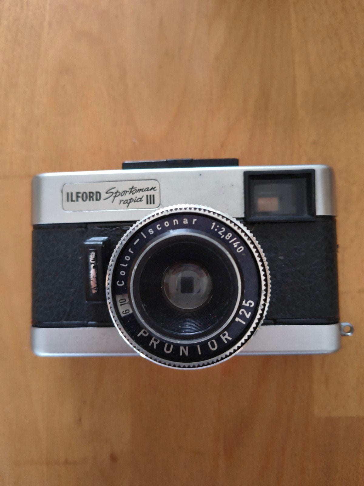 Ilford Sportsman Rapid III Compact Camera met Tas, Ophalen of Verzenden, Gebruikt, Compact, Overige Merken