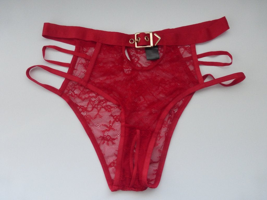 Sexy high waist slip met open kruis van Hunkemöller, Kleding | Dames, Hunkemöller, Verzenden, Rood, Slip
