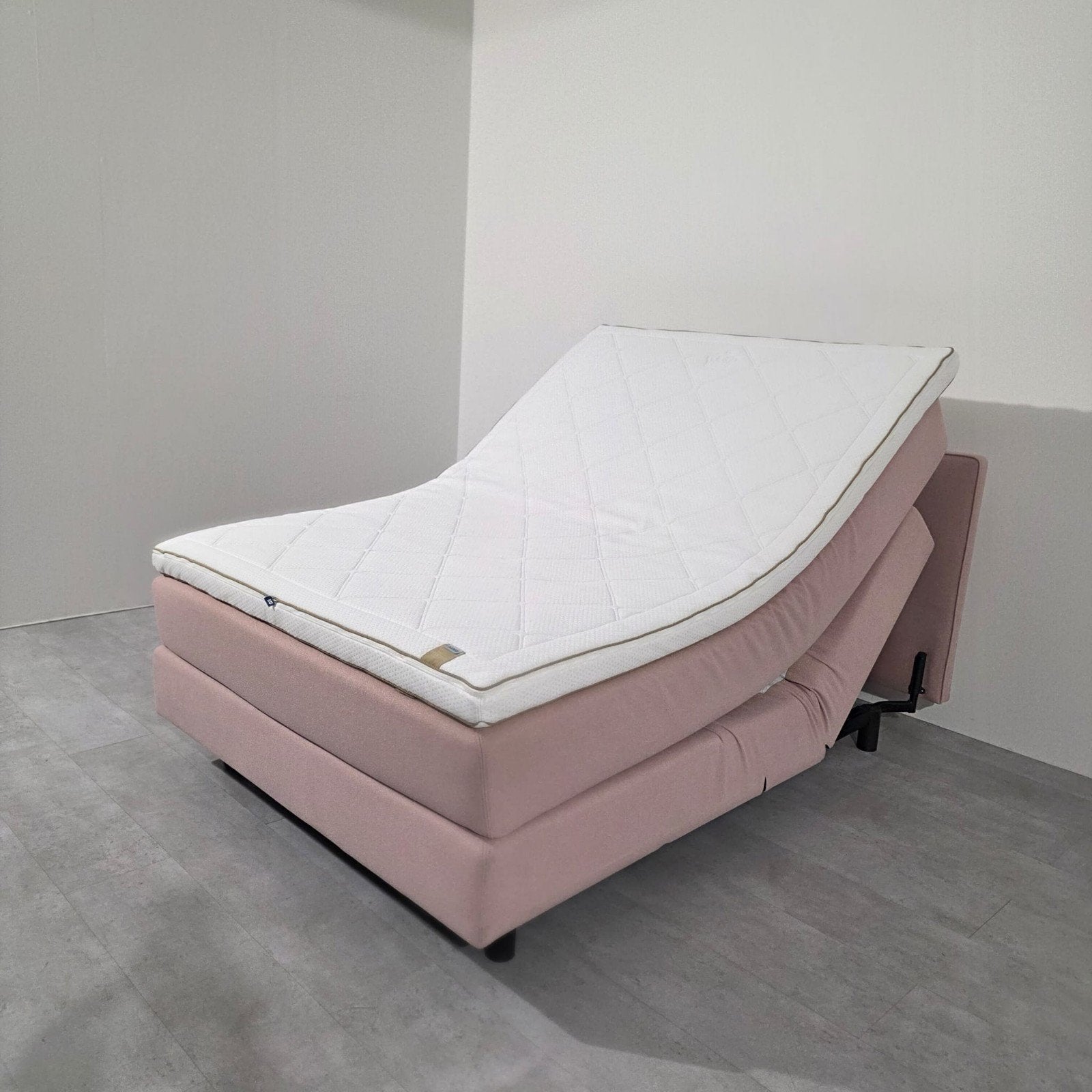 Auping Original Elektrisch Boxspring 140x200, Huis en Inrichting, Verstelbaar, ., Zo goed als nieuw, Twijfelaar