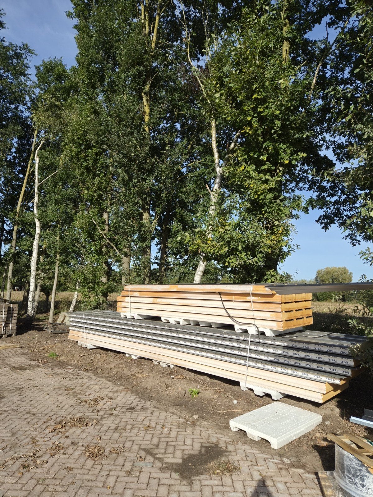 Falk 1100 TR3+ Sandwichpanelen - Dak of Gevelplaten, Ophalen, Gebruikt, Overige materialen, 100 mm of meer