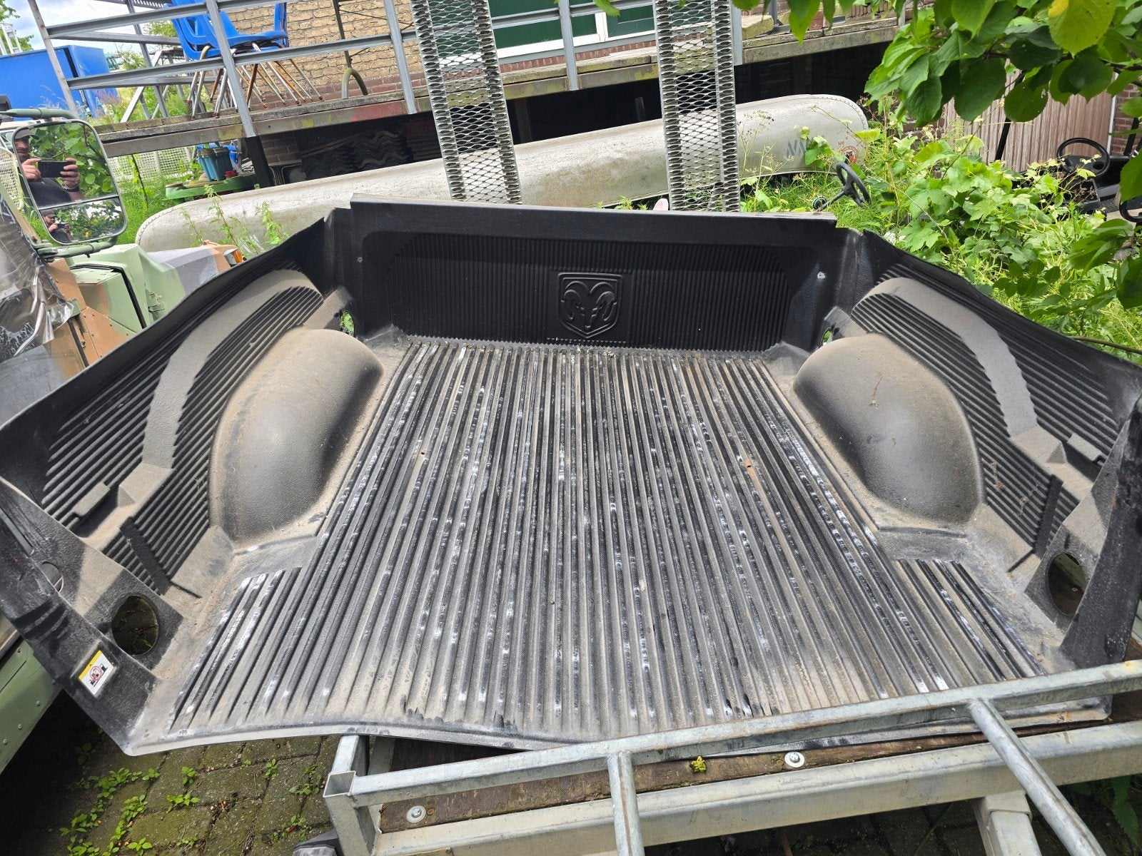 Kunststof Bedliner voor 2018 Ram 5.7" Bed, Ophalen