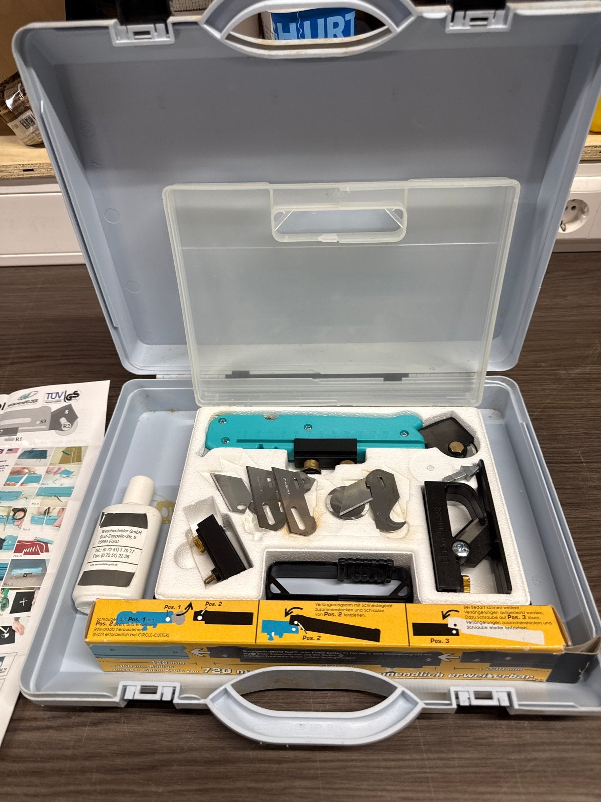 World-Tool Snijgereedschap Set - in Koffer, Ophalen, Nieuw, Snijgereedschap, Overige merken