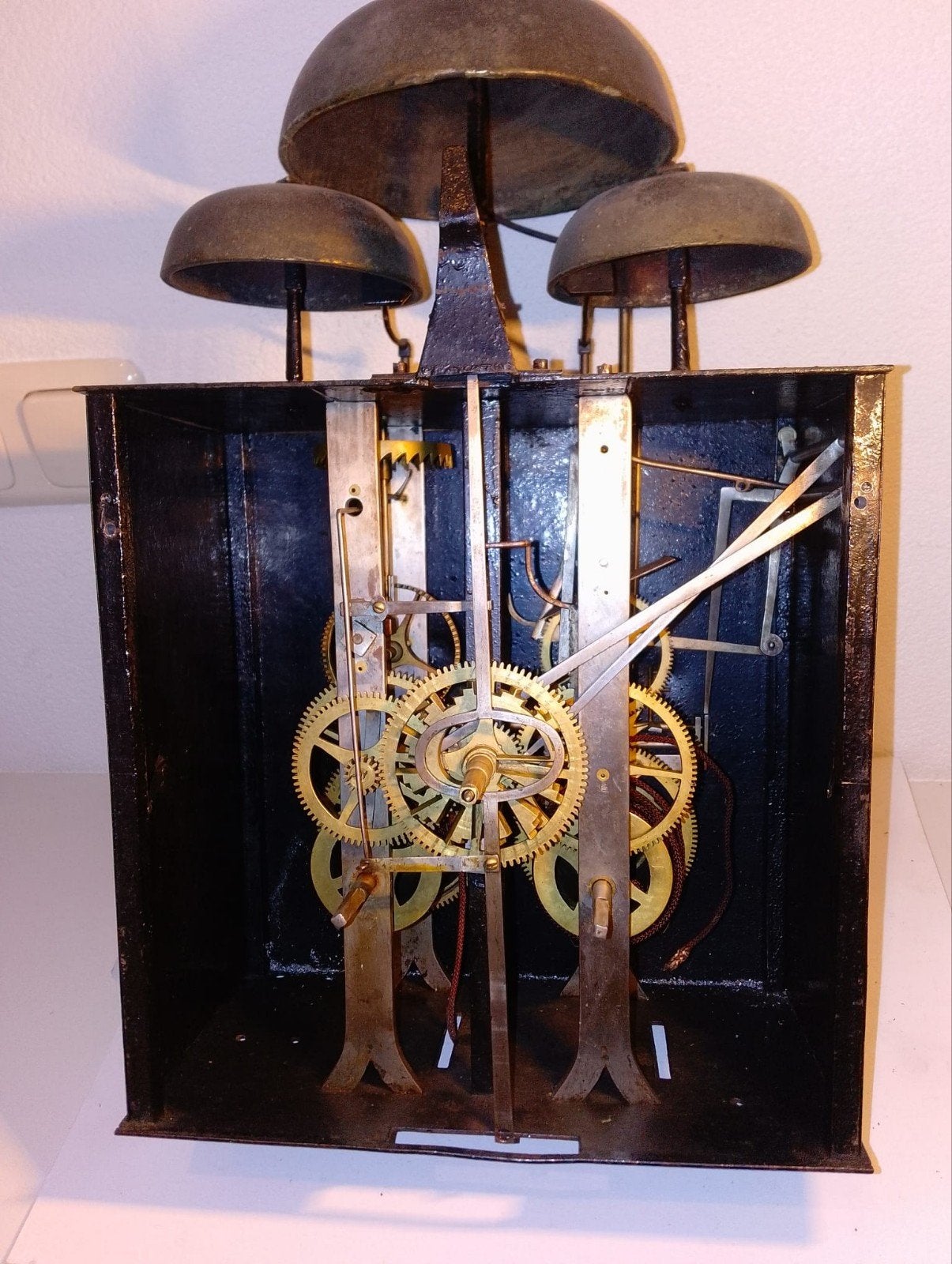 Franse Comtoise Klok - 3-beller, Ophalen of Verzenden
