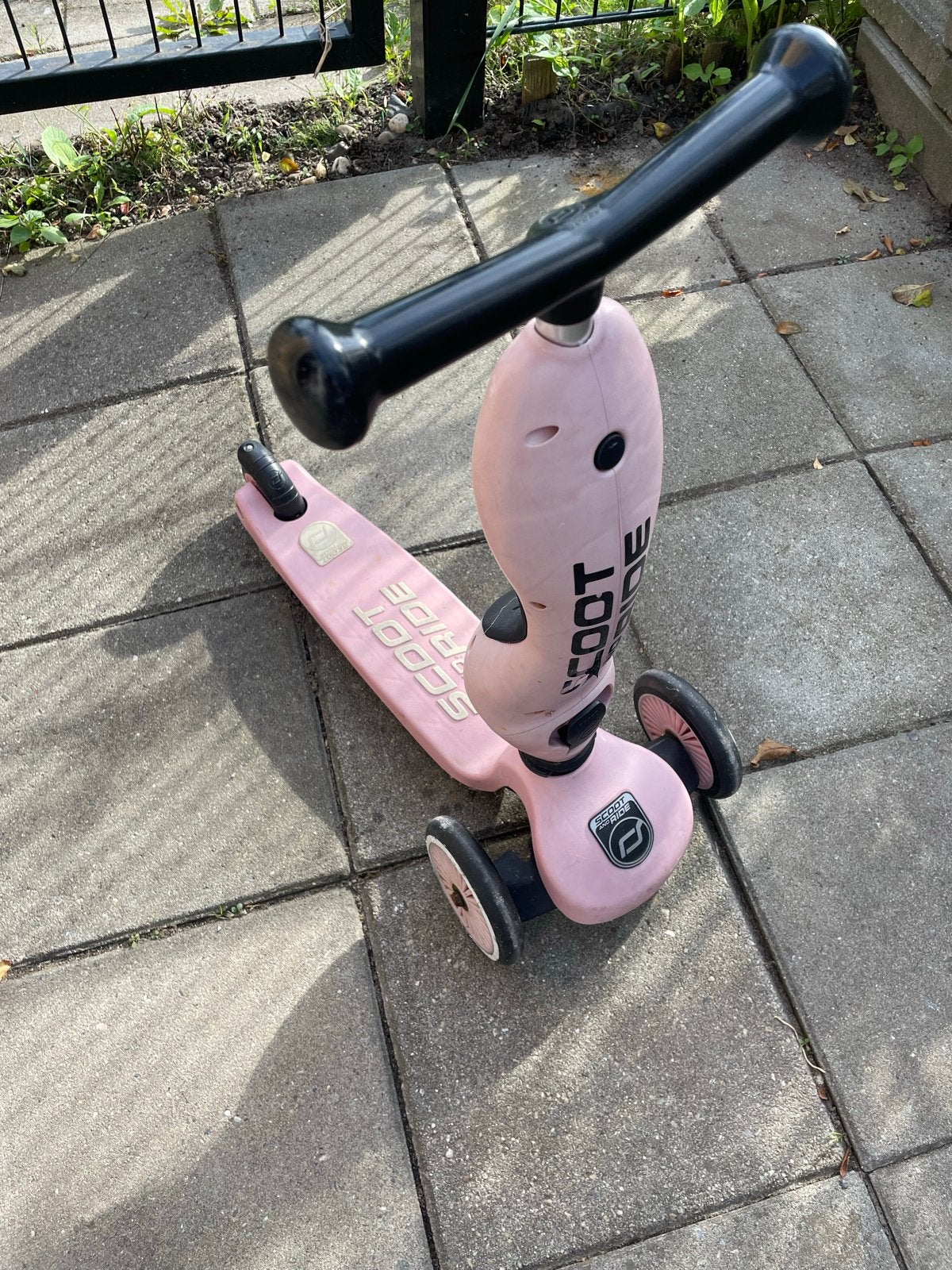 Scoot and Ride Highwaykick 1 - Roze Step en Loopfiets, Ophalen of Verzenden, Gebruikt, Gewone step