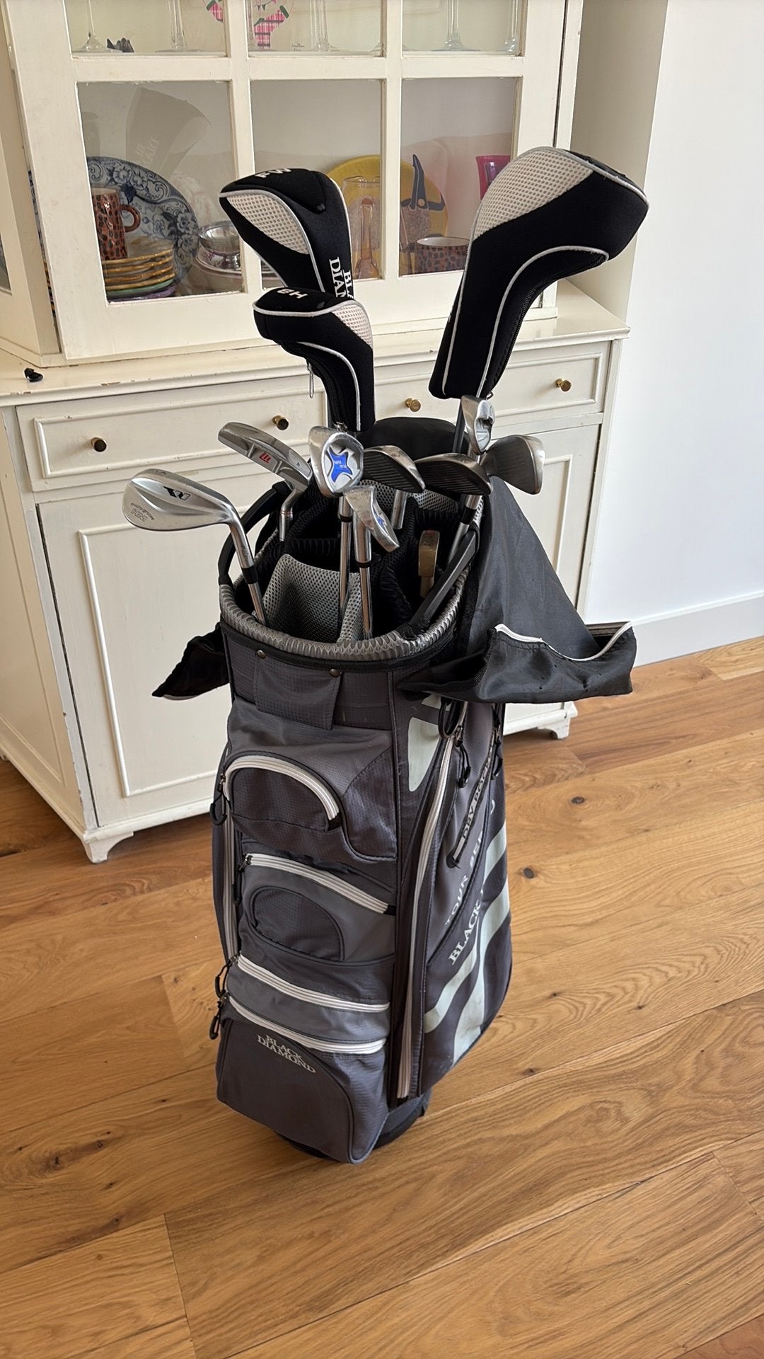 Golfset incl. putter, tas en ballen (12 clubs), Ophalen of Verzenden, Zo goed als nieuw, Set
