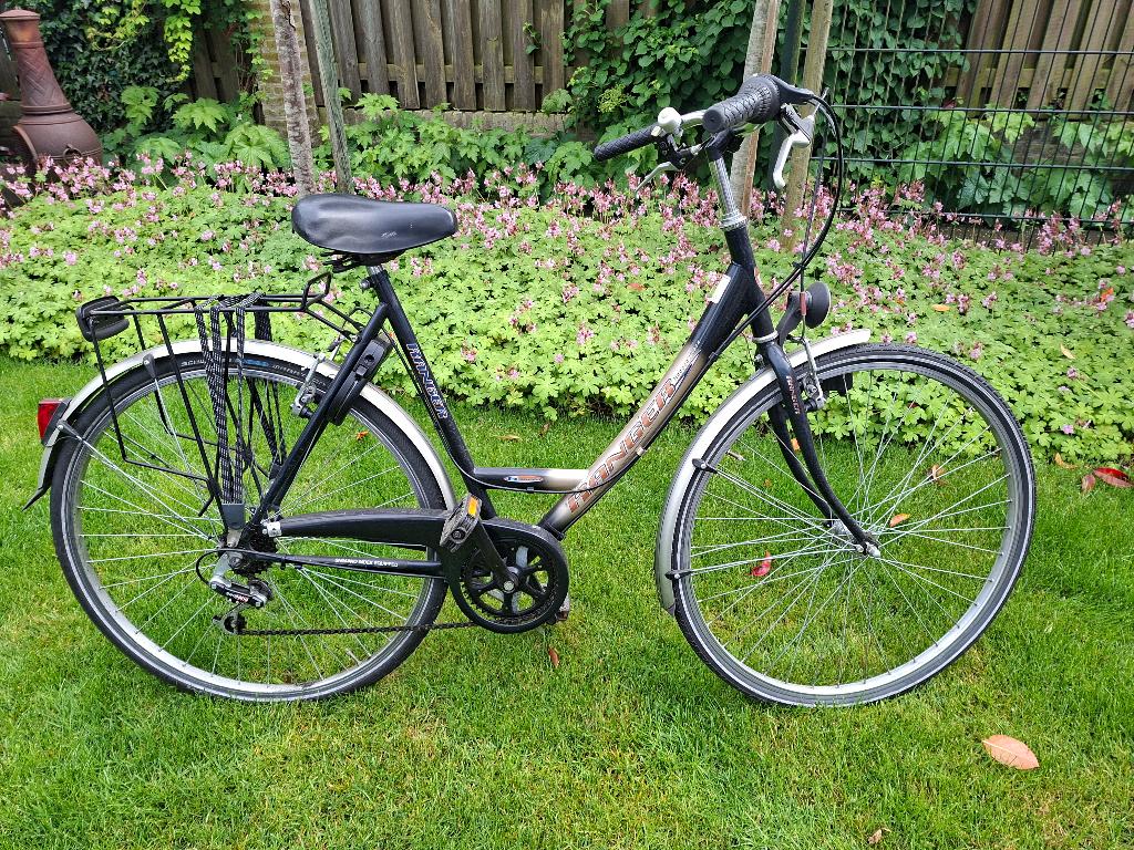 Damesfiets, Gebruikt, 47 tot 50 cm, Versnellingen, Schijfrem