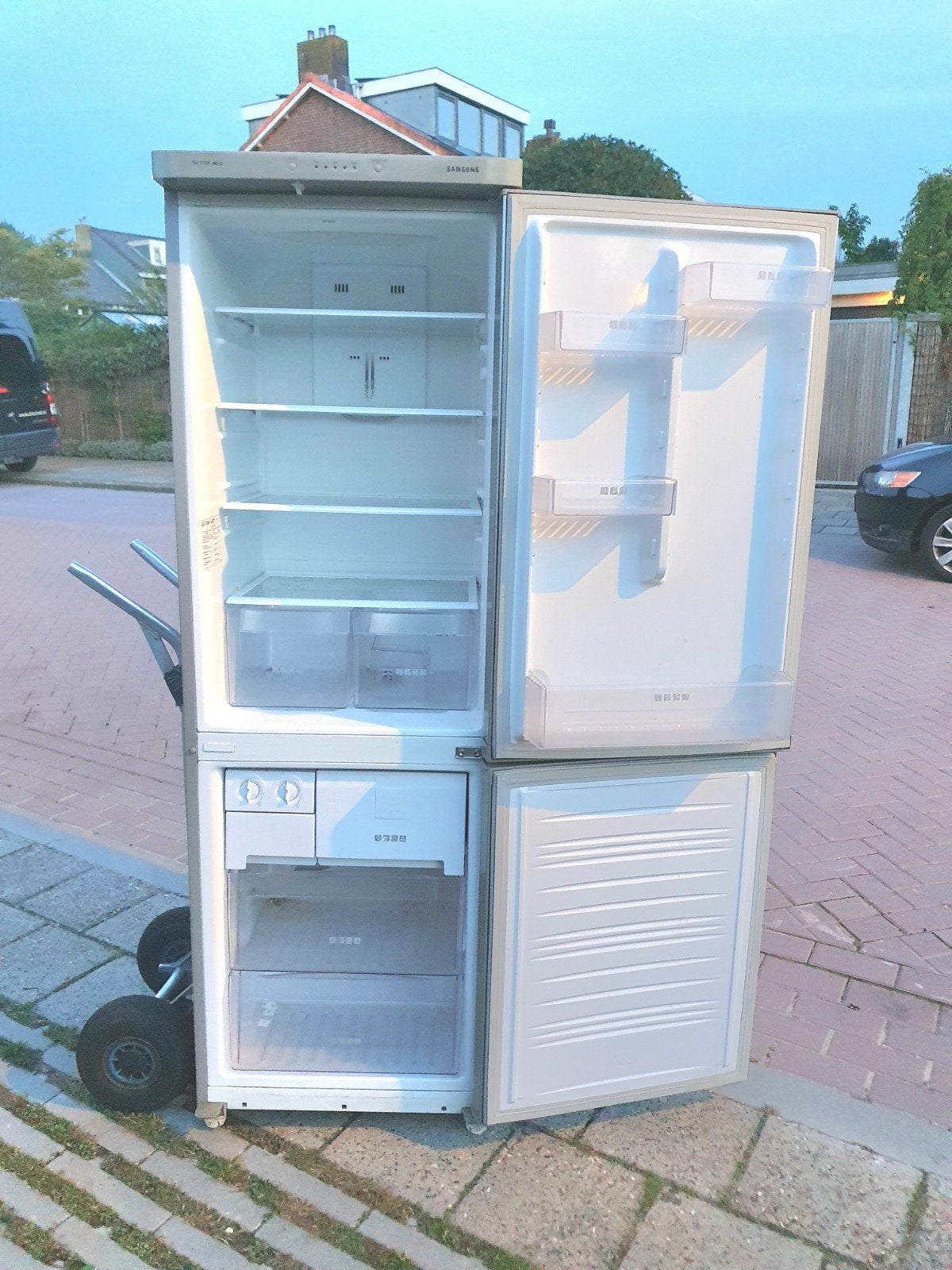 Hoge Samsung koelkast ijskast Bezorging mogelijk, Ophalen of Verzenden, Met aparte vriezer, Energieklasse A of zuiniger