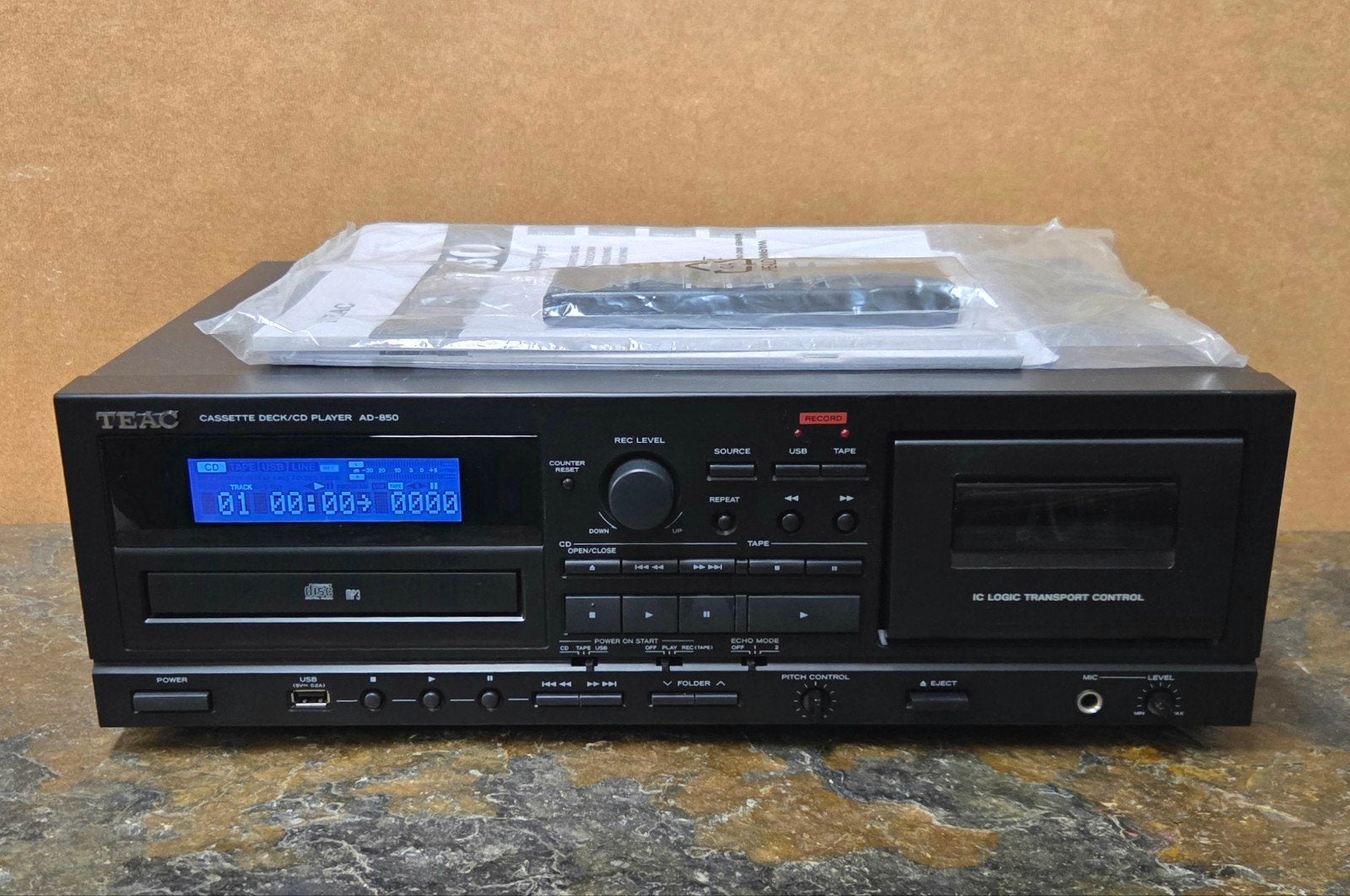 TEAC A-850 Cassettedeck CD Speler met garantie, Overige merken, ., Enkel, Ophalen of Verzenden