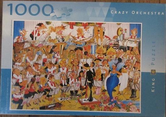 Crazy Orchestra - King Puzzle, Verzenden, 500 t/m 1500 stukjes, Gebruikt, Legpuzzel