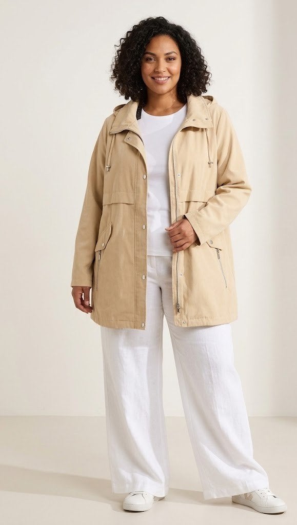 Nieuwe jas van Brandtex, Kleding | Dames, Verzenden, Beige, Nieuw, Jas of Mantel