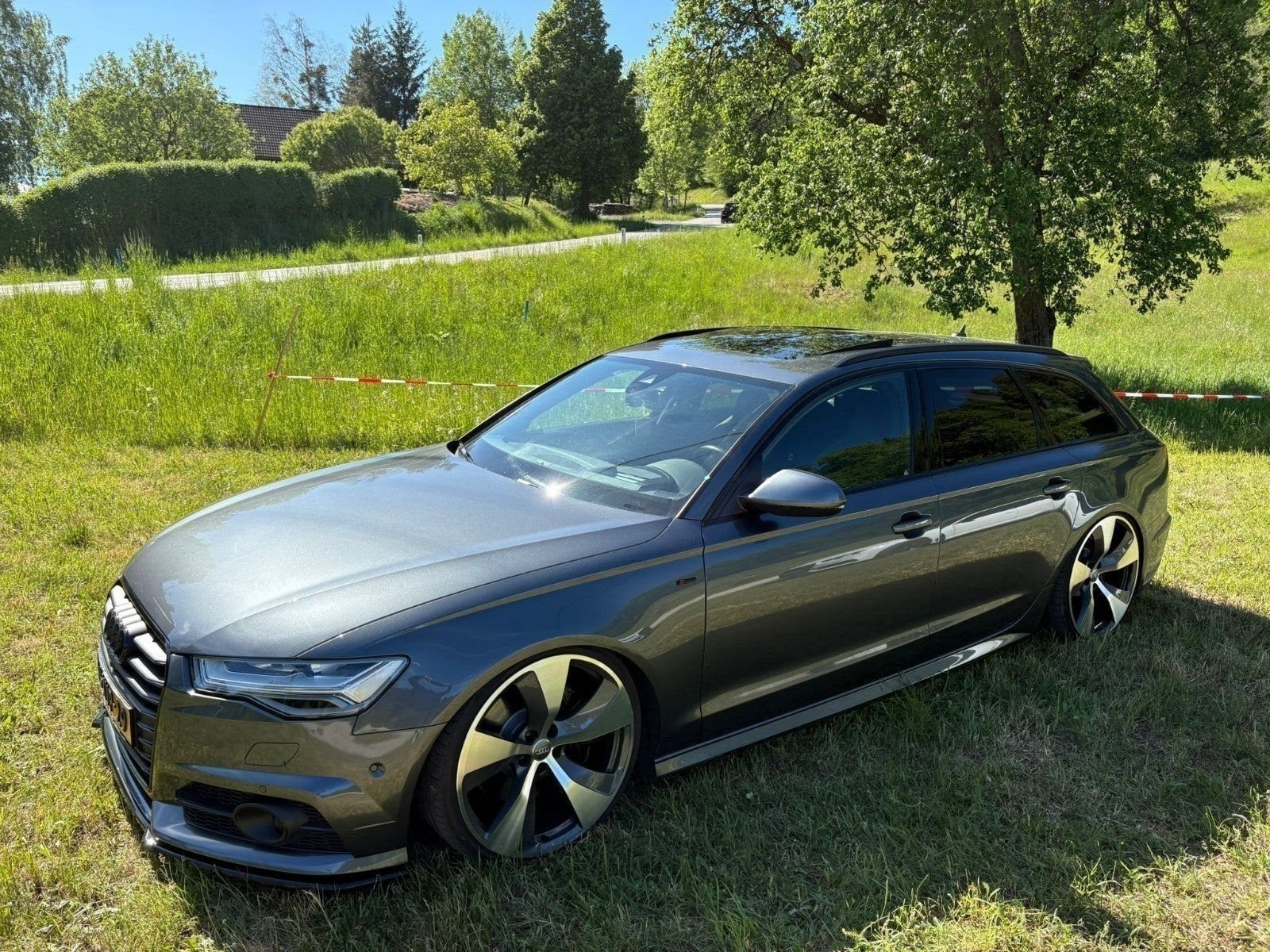 Audi A6 3.0 TDI Avan Quat S-tr 200KW 2015 Grijs, Auto's, Audi, Automaat, Zwart, 2000 kg, 340 pk