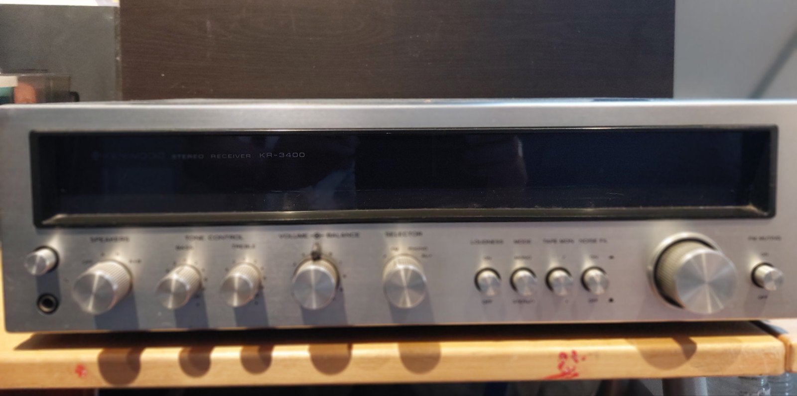 Kenwood KR-3400 Stereo Receiver - Vintage Audio, Audio, Tv en Foto, Ophalen of Verzenden, Gebruikt, Minder dan 60 watt, Overige merken