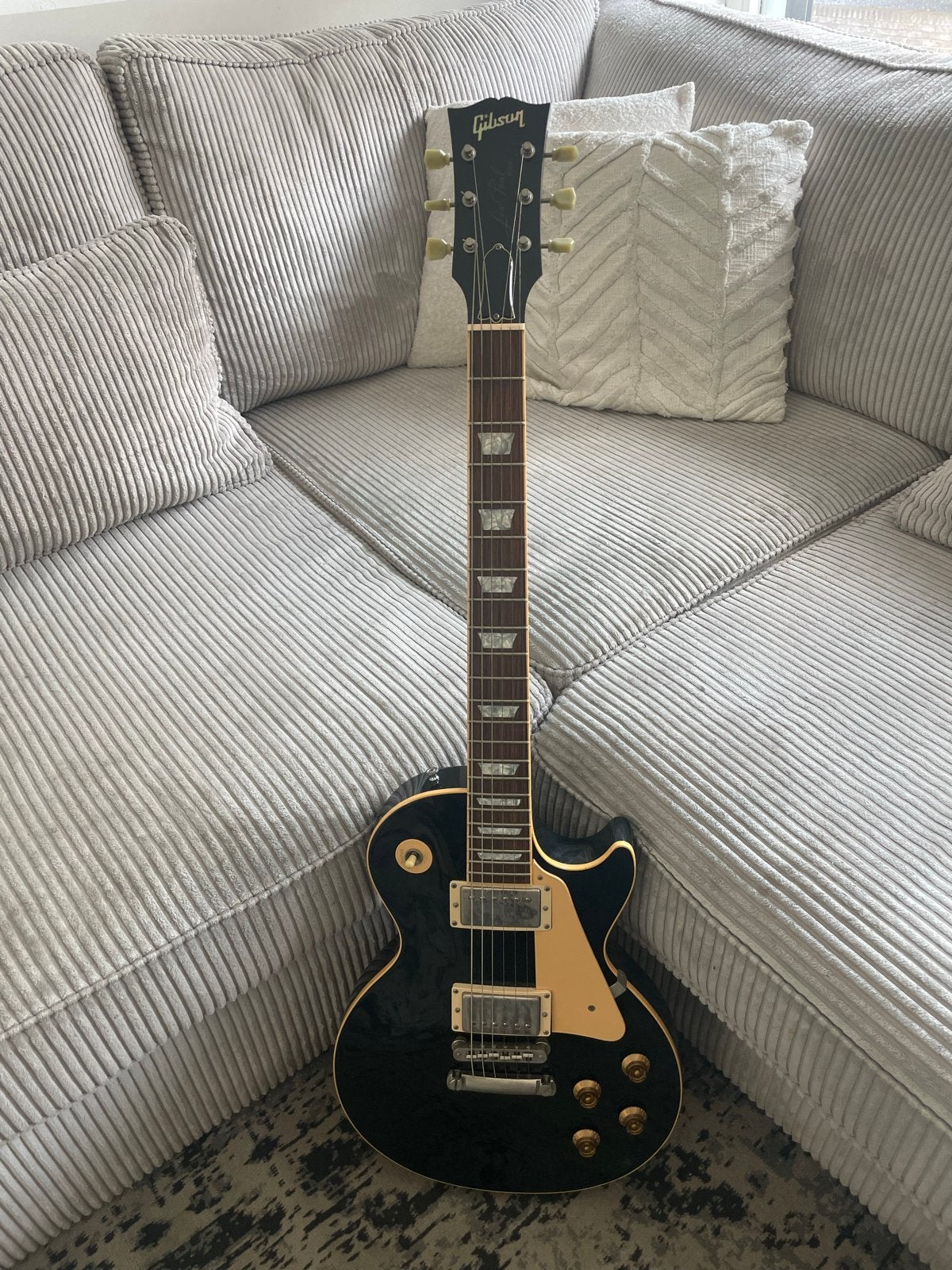 Gibson Les Paul Standard Ebony '03, Muziek en Instrumenten, Snaarinstrumenten | Gitaren | Elektrisch, Ophalen, Gebruikt, Solid body
